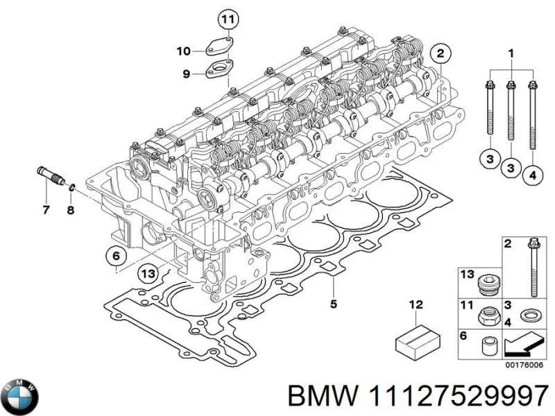 Підшипник маточини задньої 11127529997 BMW