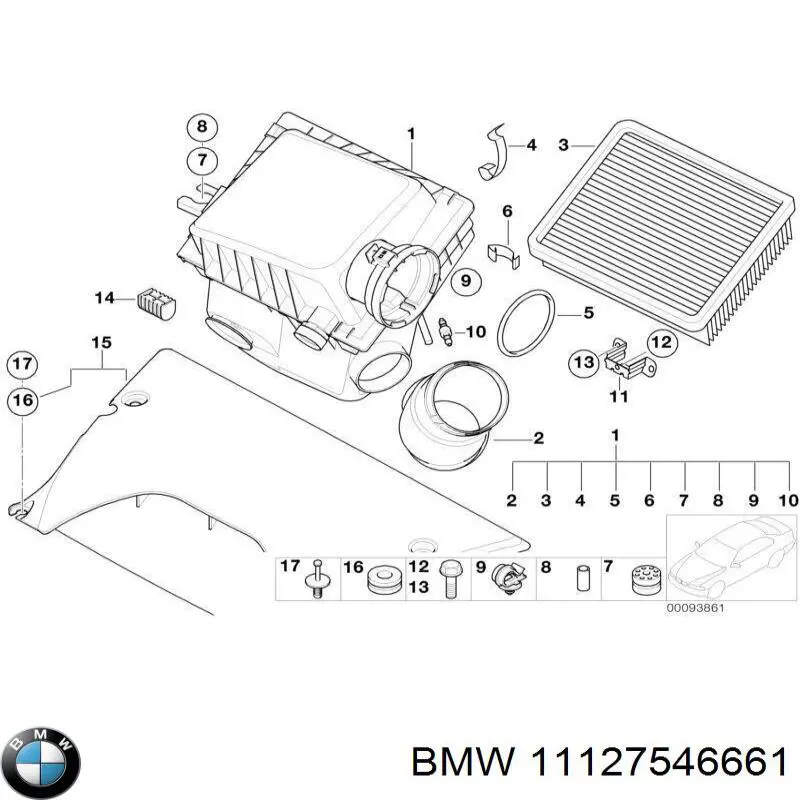 Купити 11127546661 BMW 