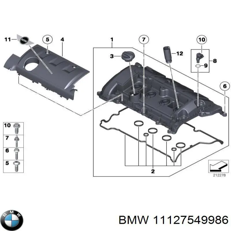  BMW 11127549986 ціна, від 1.39 USD