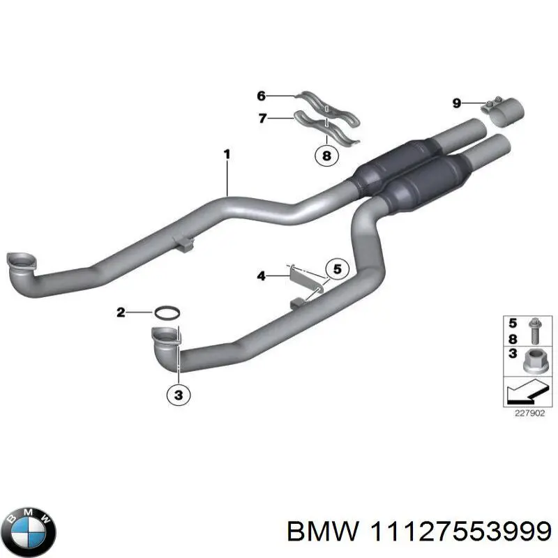Прокладка адаптера маслянного фільтра BMW 11127553999 ціна, від 28.06 USD