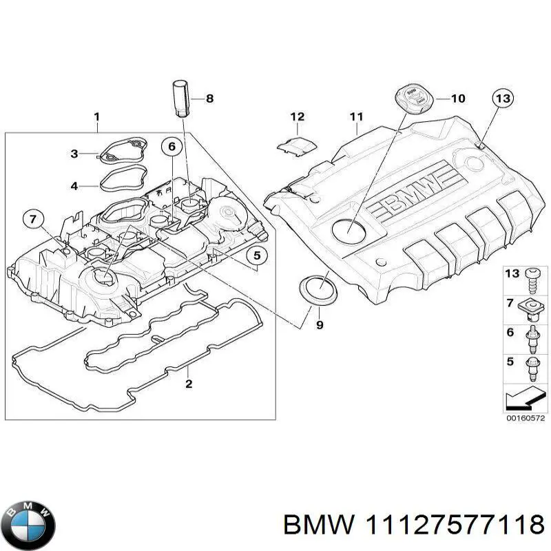 Свічковий колодязь BMW 11127577118 ціна, від 4.90 USD