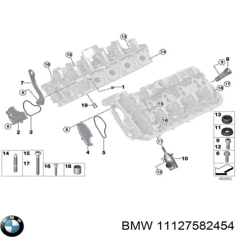 Болт головки блока циліндрів, ГБЦ Victor Reinz 141705901 ціна, від 33.94 USD