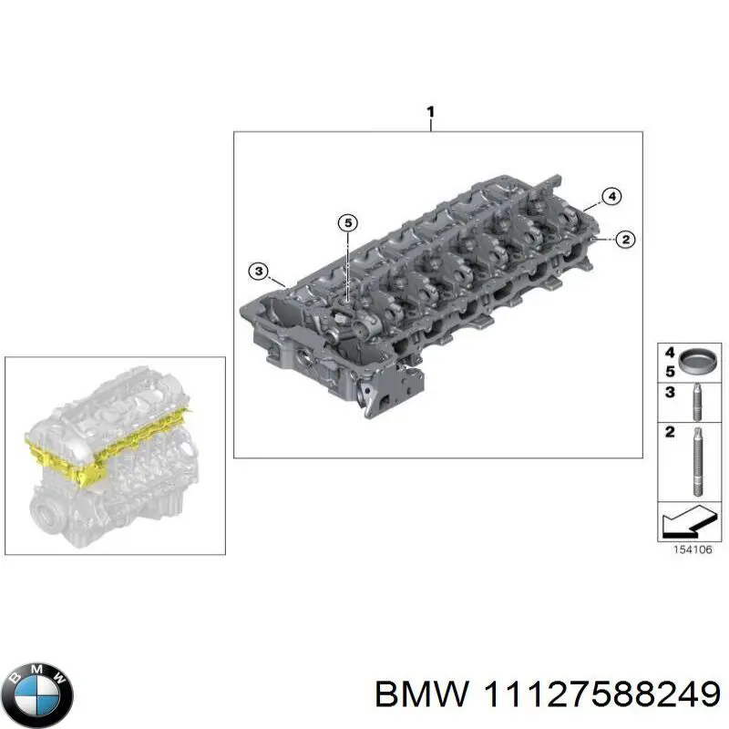 Головка циліндрів на BMW 7  F01, F02, F03, F04