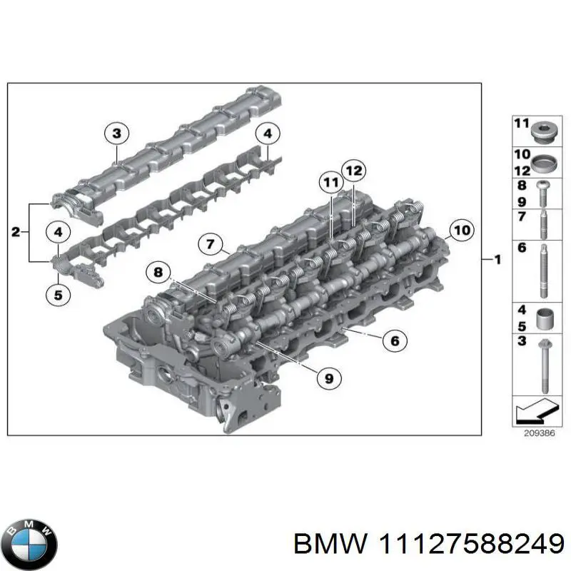 ГБЦ мотора на BMW X6 (E71)