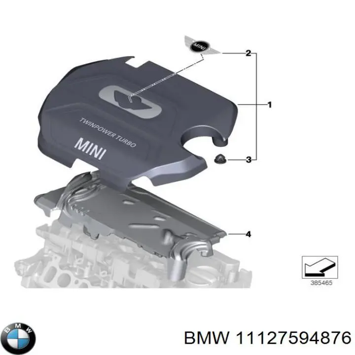Купити 11127594876 BMW 