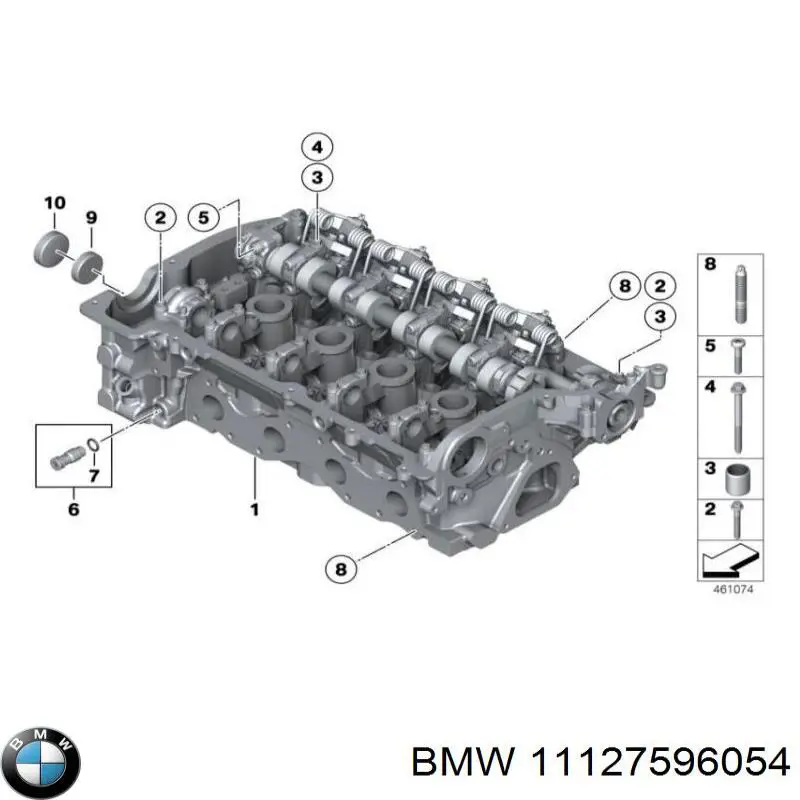 Купити 11127596054 BMW Головка блоку