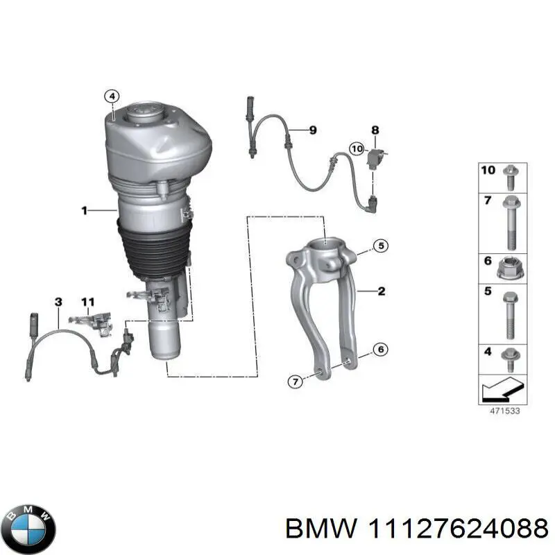 Болт головки блока циліндрів, ГБЦ BMW 11127624088 ціна, від 1.96 USD