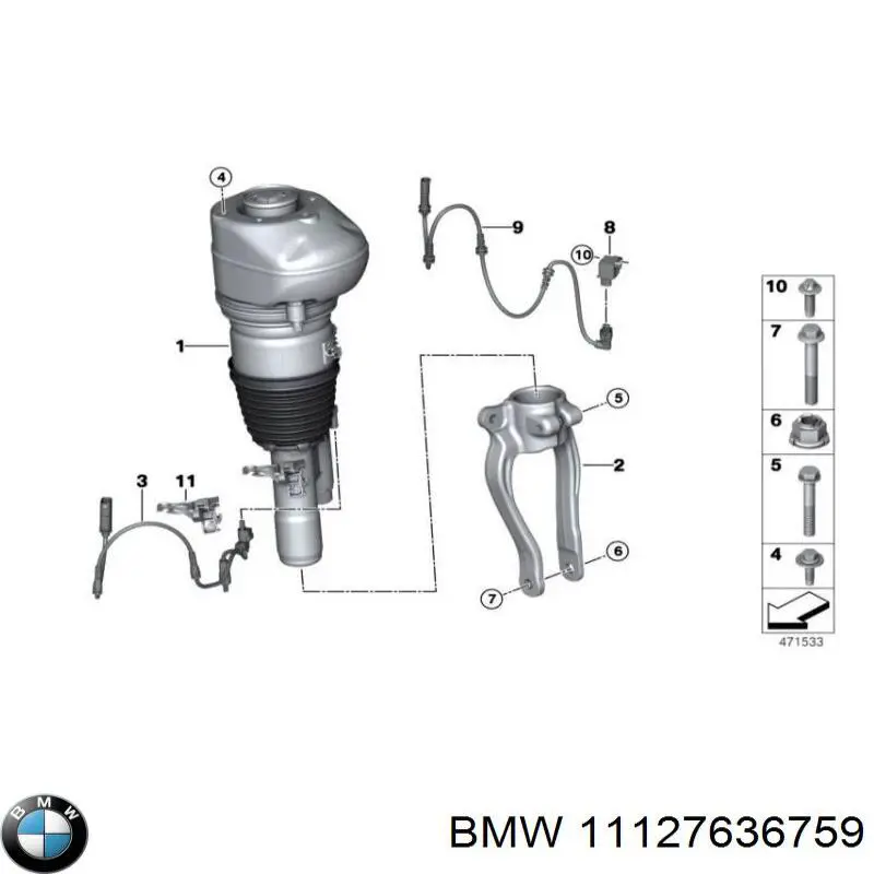 Кришка клапанна, права BMW 11127636759 ціна, від 114.25 USD