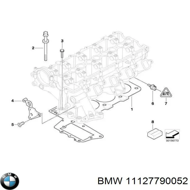 11127790052 BMW прокладка головки блока циліндрів (гбц)