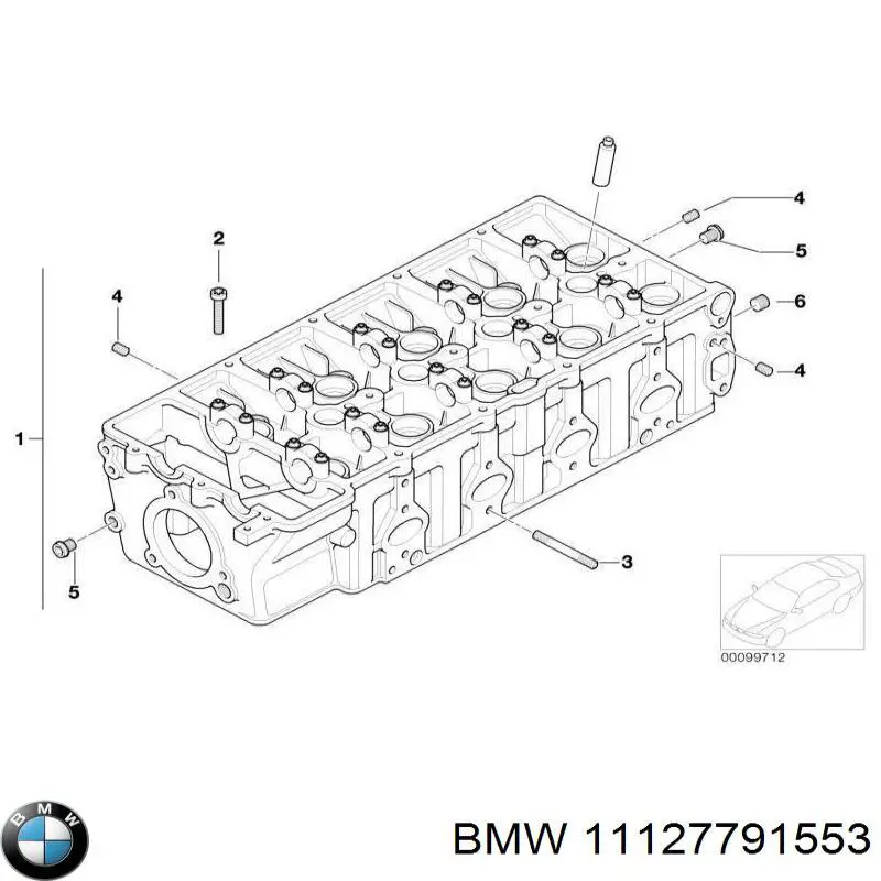 Шпилька випускного колектора BMW 11127791553 ціна, від 1.97 USD