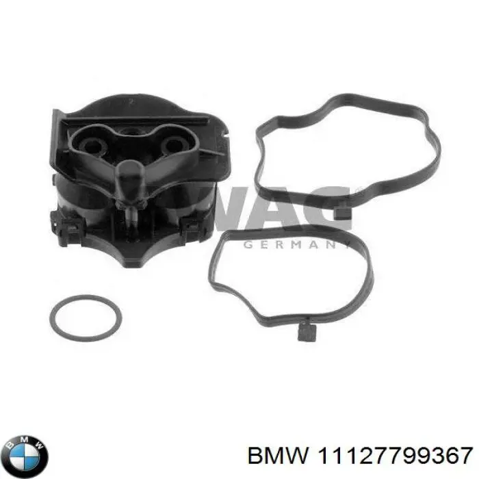 Масловіддільник / сепаратор системи вентиляції картера BMW 11127799367 ціна, від 14.83 USD