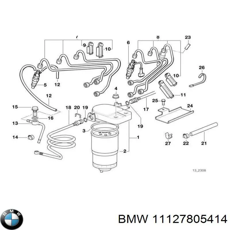 Купити 11127805414 BMW 