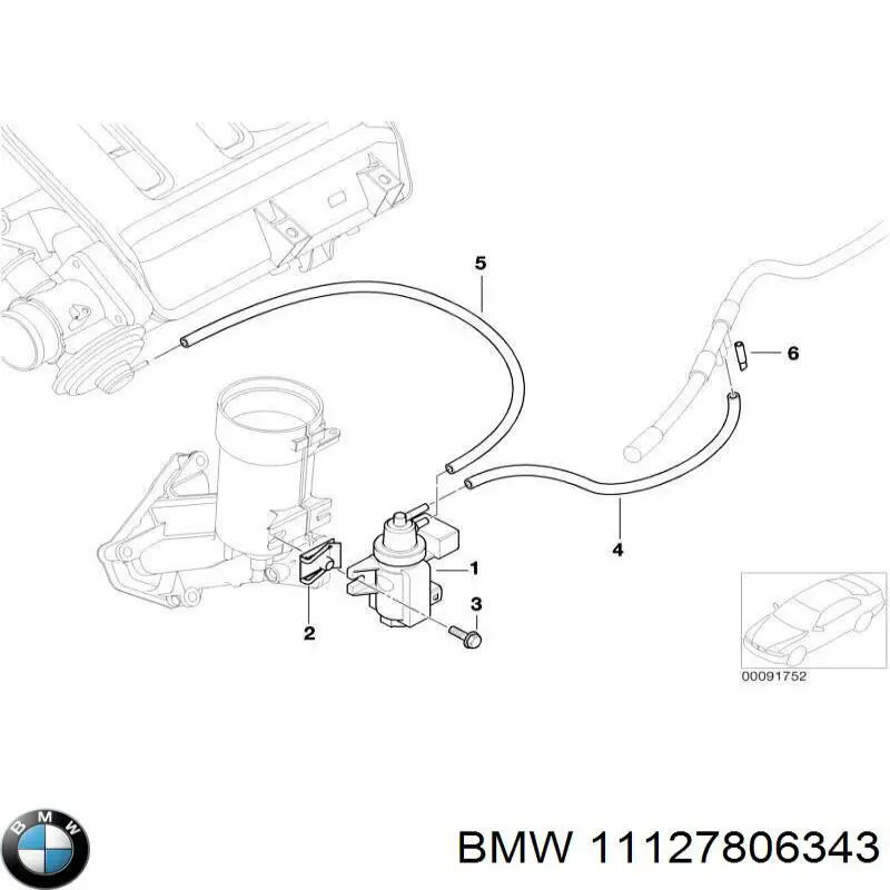 Болт піддона BMW 11127806343