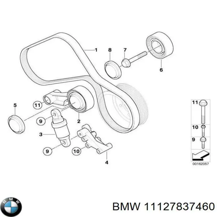 Купити 11127837460 BMW Прокладка ГБЦ