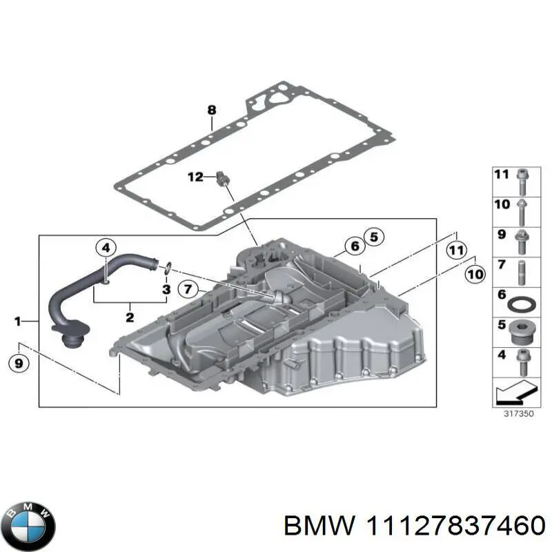 Прокладка ГБЦ BMW 11127837460 ціна, від 124.14 USD