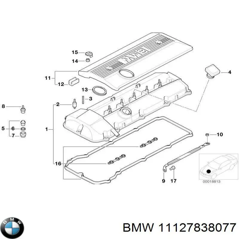 BMW 11127838077 ціна, від 2.92 USD