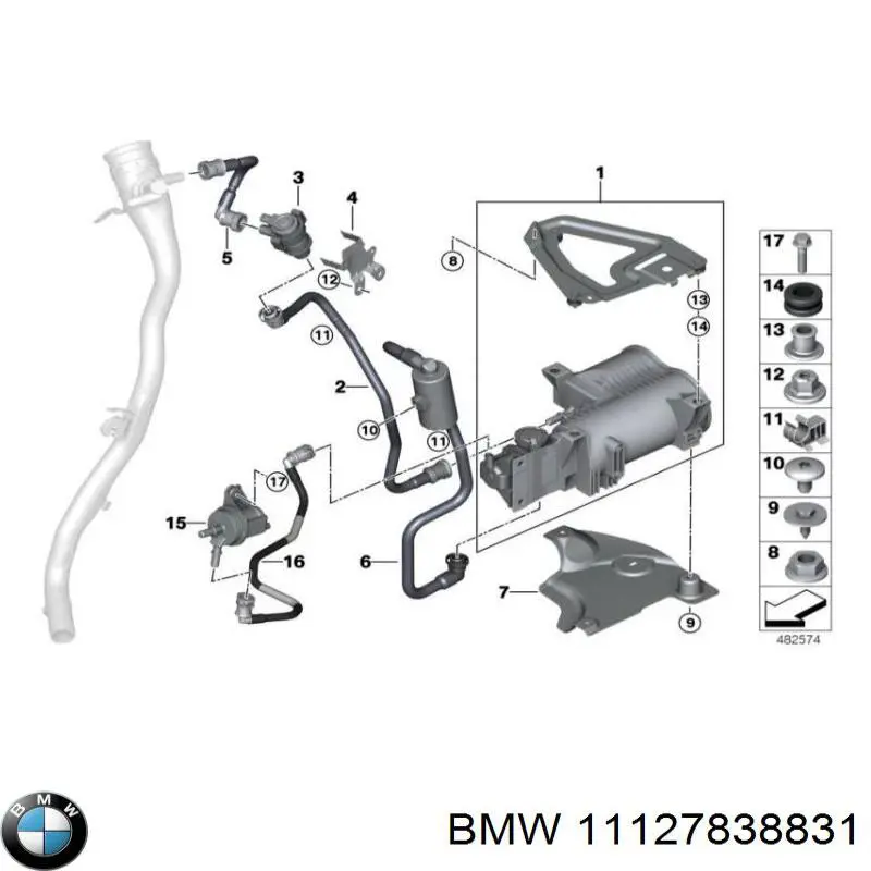 Купити Болт ГБЦ BMW 5  E61