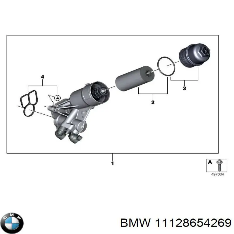 Прокладка ГБЦ BMW 11128654269 ціна, від 119.29 USD