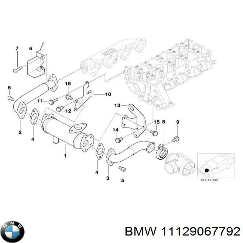 Купити 11129067792 BMW Болт гбц