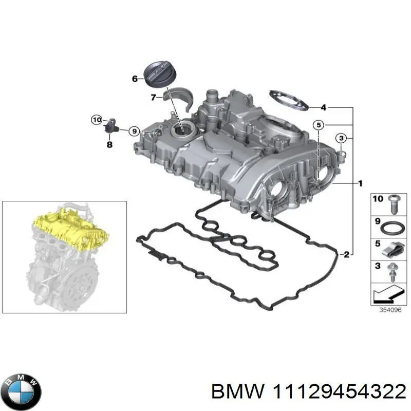  BMW 11129454322