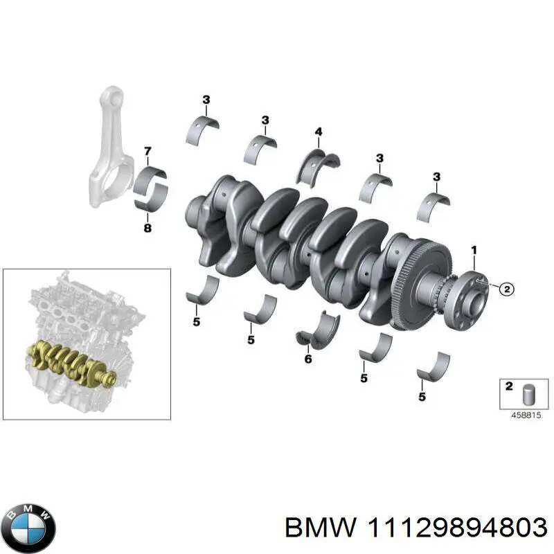 Купити 11129894803 BMW Прокладка клапанної кришки двигуна, комплект