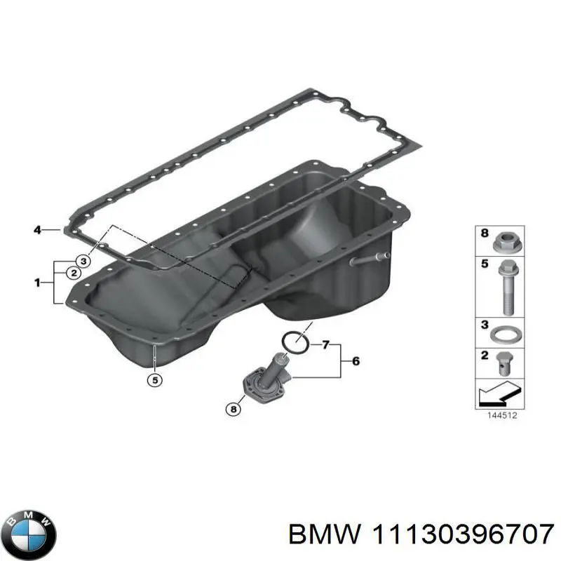 11130396707 BMW Болт піддона картера