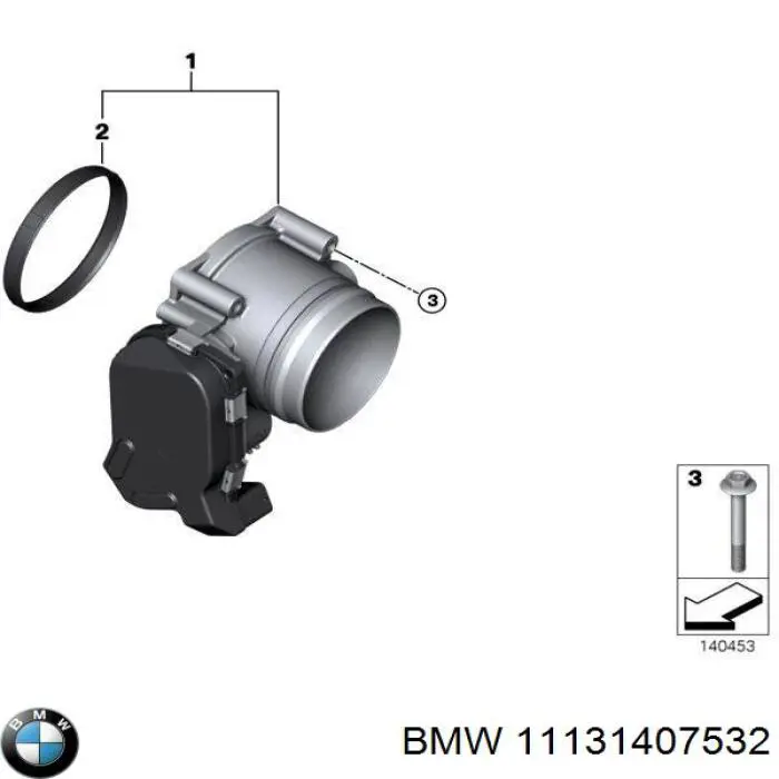 Купити 11131407532 BMW Прокладка піддону картера двигуна, нижня