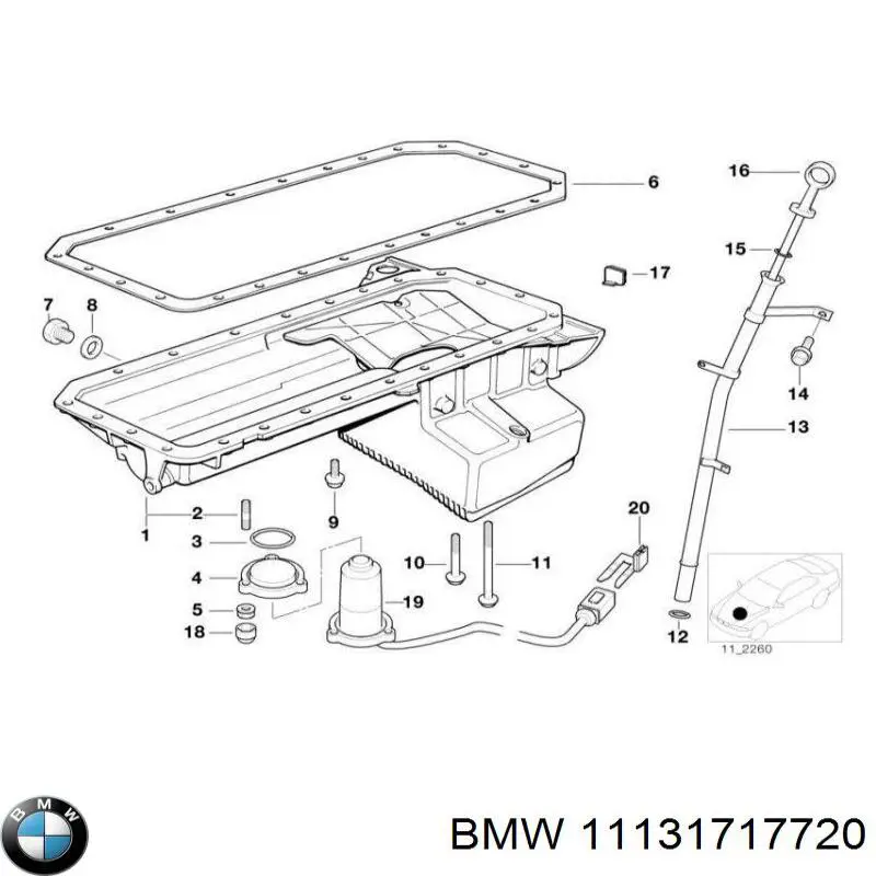 Купити 11131717720 BMW 