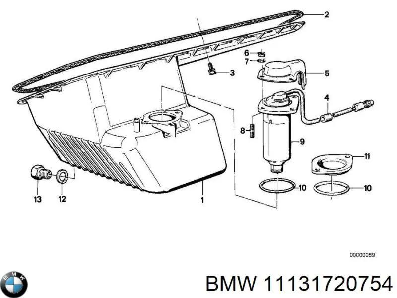 Піддон двигуна BMW 11131720754 ціна, від 996.67 USD