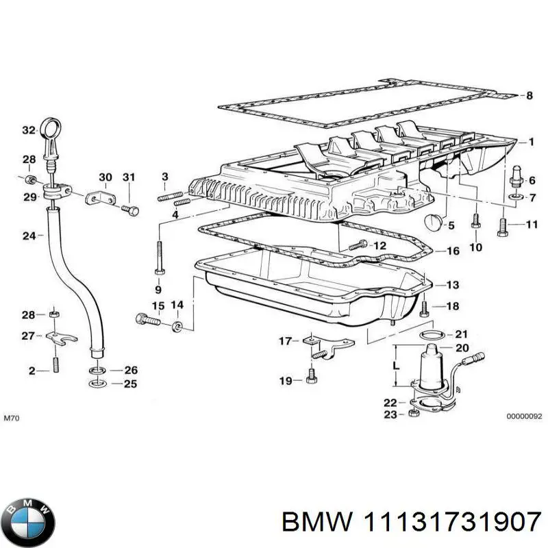  BMW 11131731907 ціна, від 419.29 USD