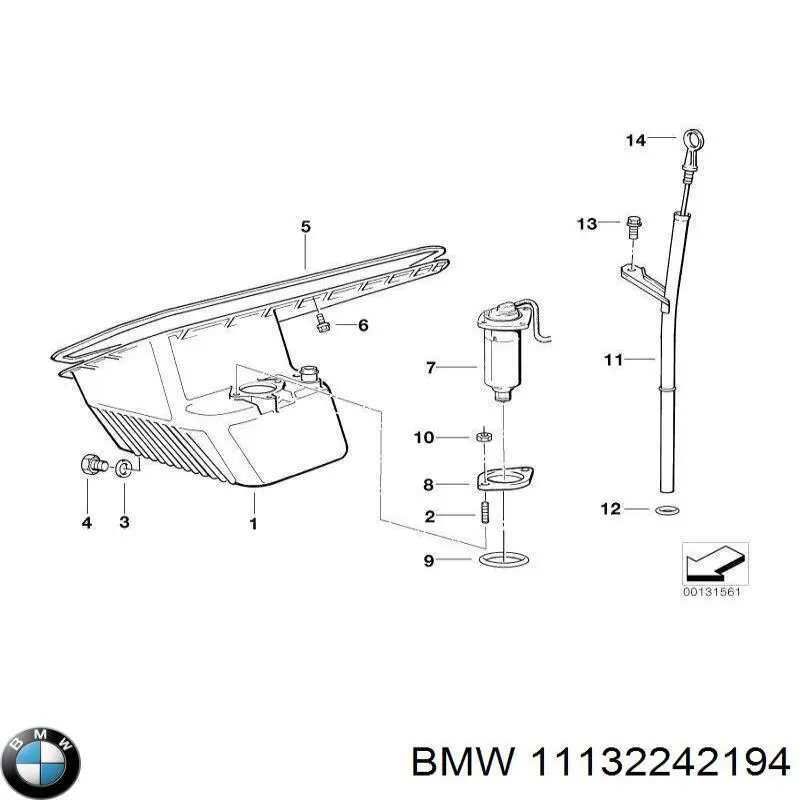 11132242194 BMW Картер масляний