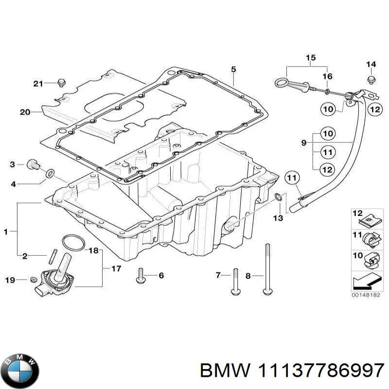 11137786997 BMW піддон масляний картера двигуна