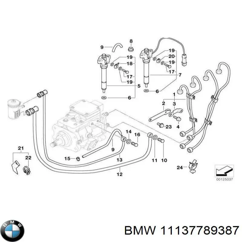 11137789387 BMW Картер масляний