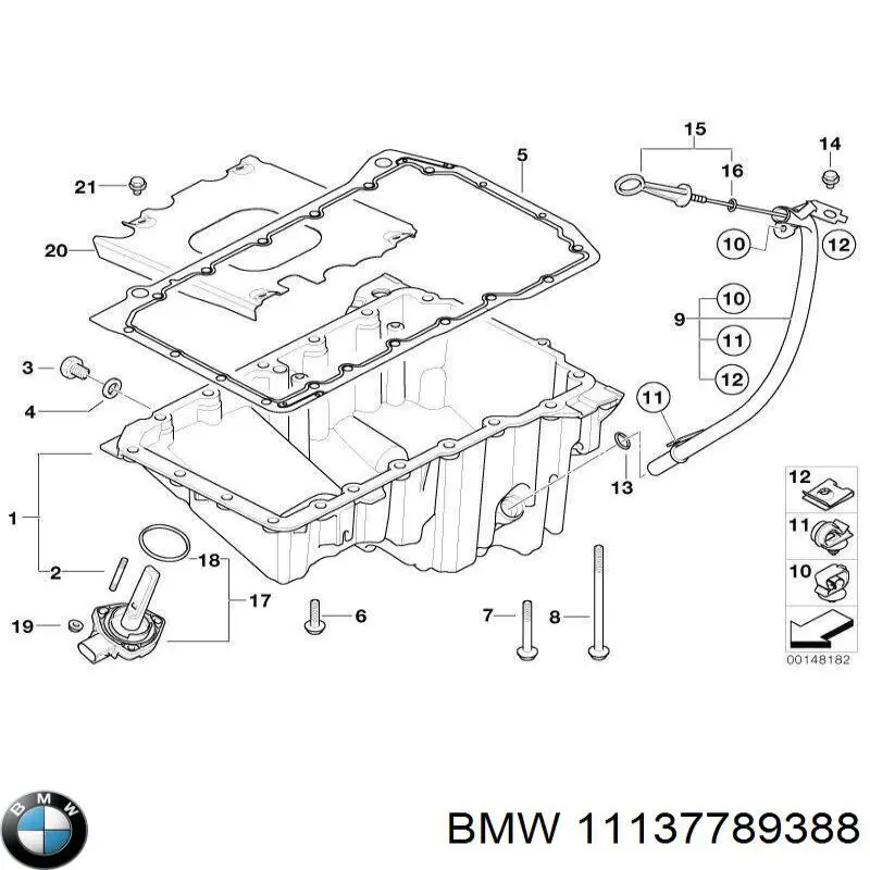 Піддон двигуна BMW 11137789388 ціна, від 126.69 USD