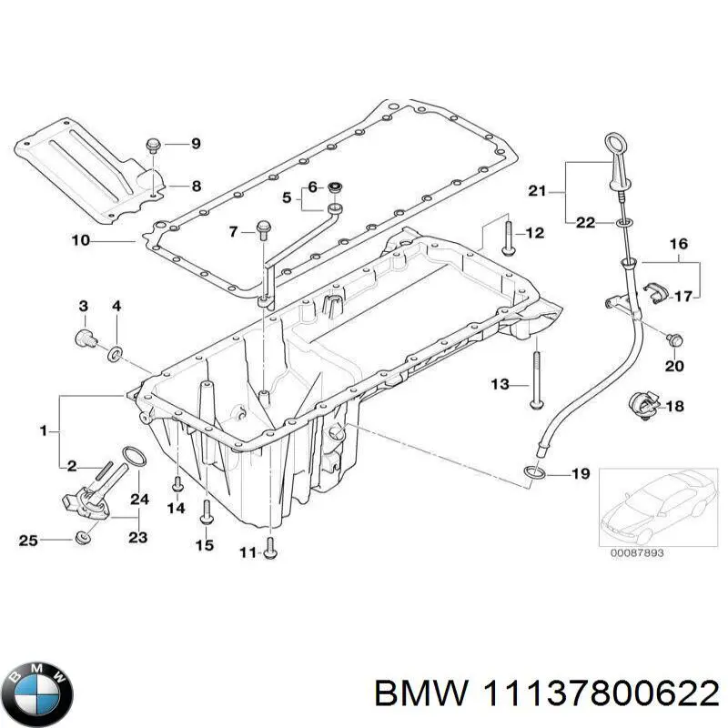 Купити 11137800622 BMW Болт гбц