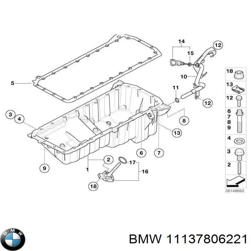 Піддон двигуна BMW 11137806221 ціна, від 75.99 USD