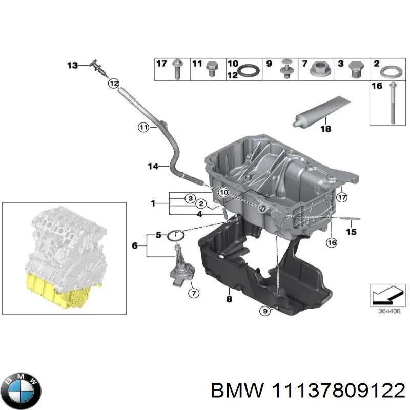 Піддон двигуна BMW 11137809122 ціна, від 240.72 USD