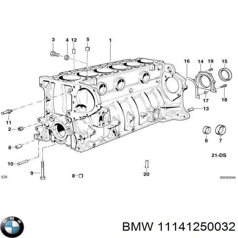 11141250032 BMW 