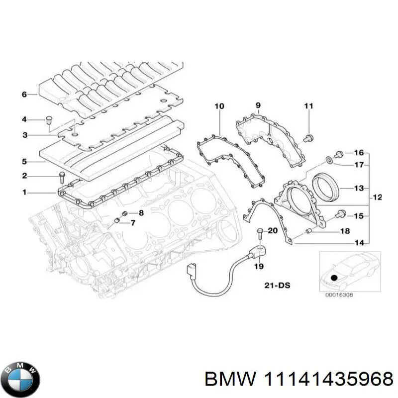 Купити 11141435968 BMW 