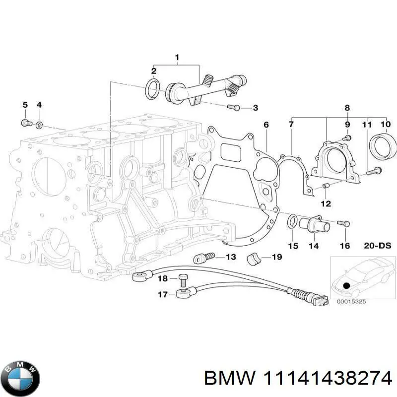  BMW 11141438274 ціна, від 17.74 USD