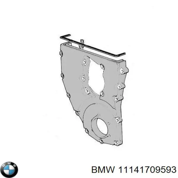 11141709593 BMW Прокладка передньої кришки двигуна, верхня