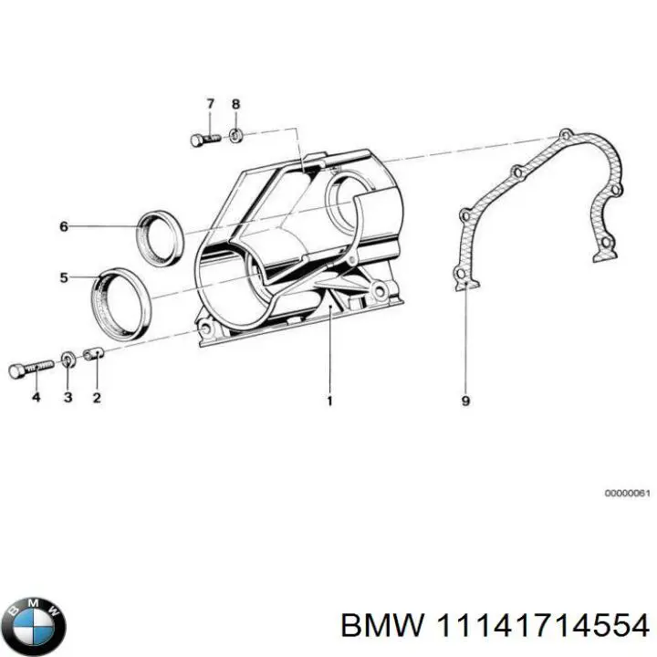 Прокладка кришки горловини, маслозаливної Elring 748846 ціна, від 1.98 USD