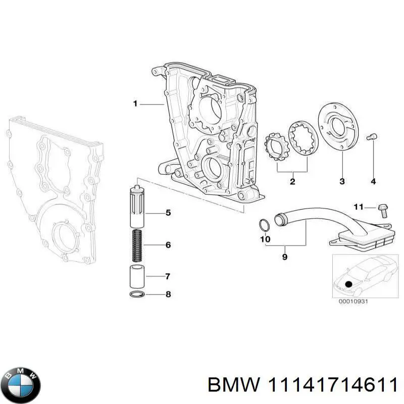 Купити 11141714611 BMW Насос маслозакачуючий