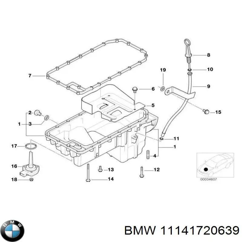 Прокладка передньої кришки двигуна, ліва BMW 11141720639 ціна, від 3.87 USD