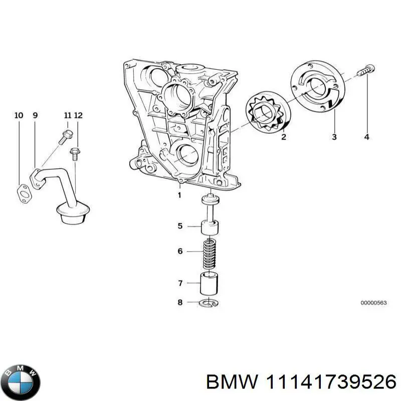 Купити 11141739525 BMW 