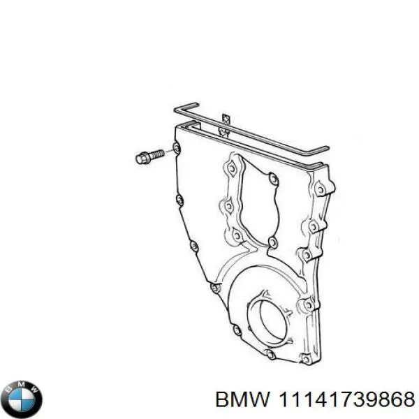 Прокладка передньої кришки двигуна 11141739868 BMW