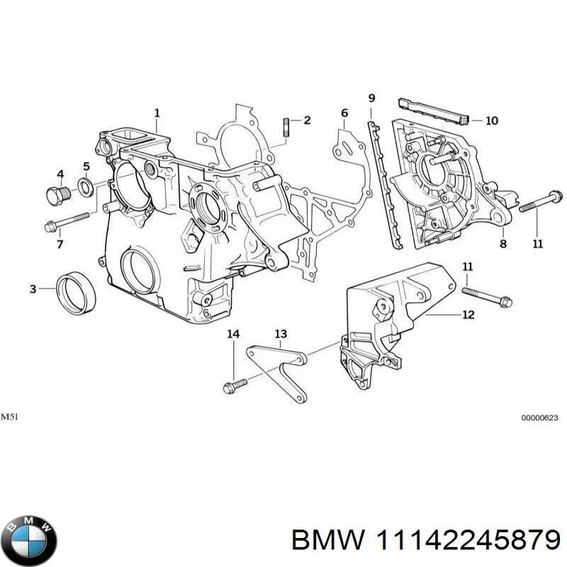 Прокладка адаптера маслянного фільтра BMW 11142245879 ціна, від 95.00 USD