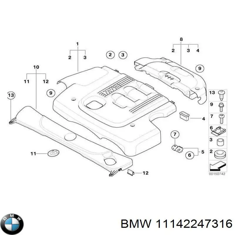  BMW 11142247316 ціна, від 1.95 USD
