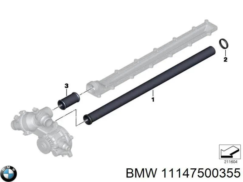  BMW 11147500355 ціна, від 40.54 USD