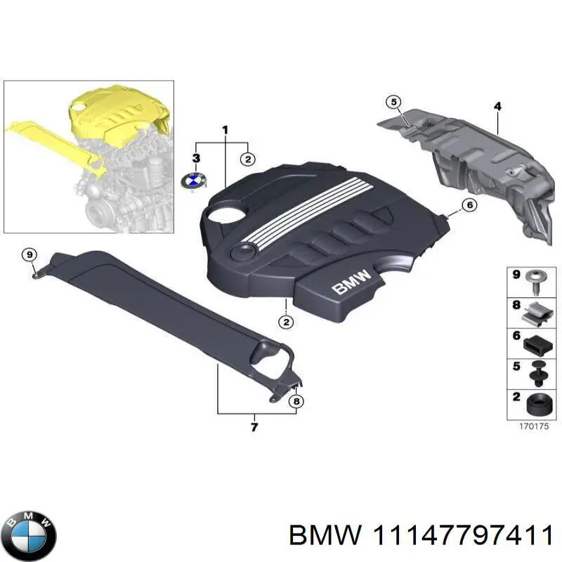Купити 11147797411 BMW 
